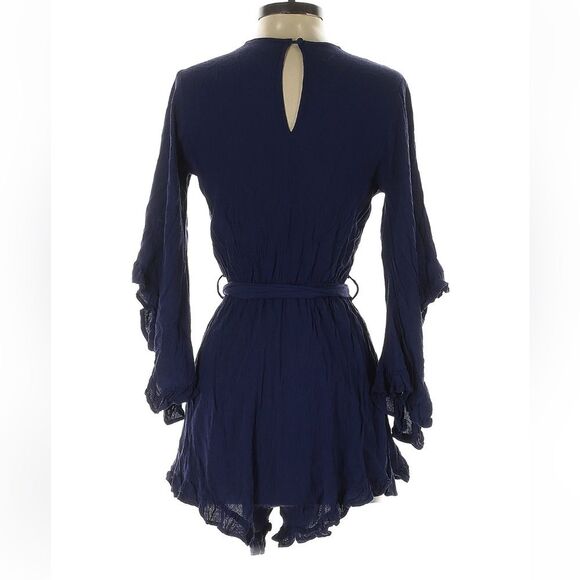 VICI Silvianna Plaid Waist Tie Romper Size Medium - Picture 2 of 16